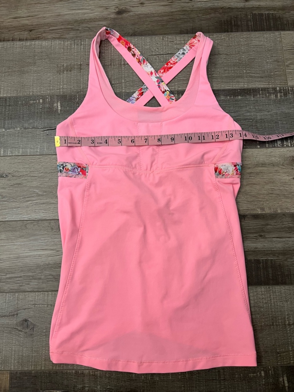 Beautiful lululemon athletica Pink Floral stuff your bra tank II - Picture 8 of 8